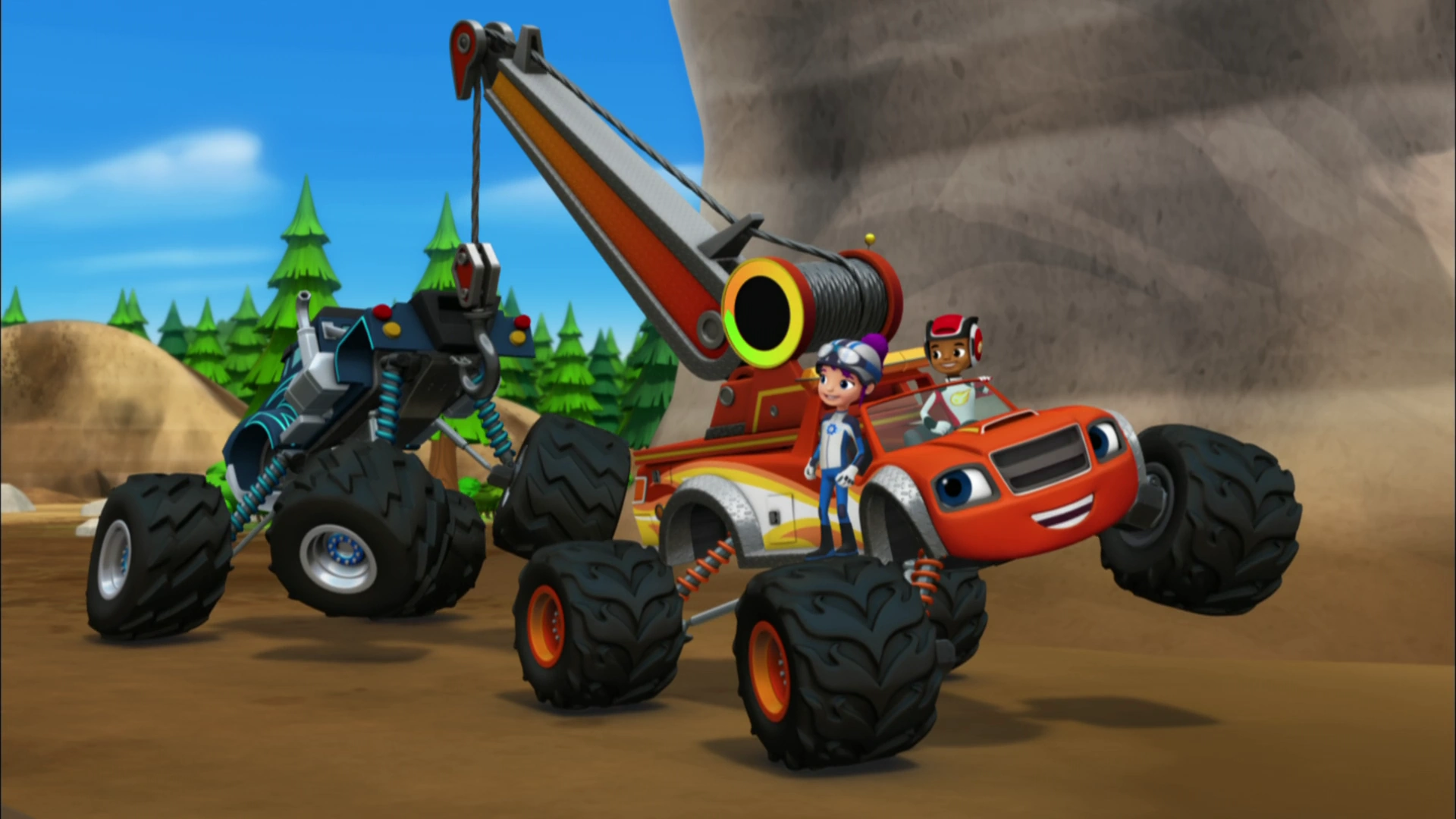 Image S3E15 Blaze "Tow truck power!".png Blaze and the Monster Machines Wiki FANDOM
